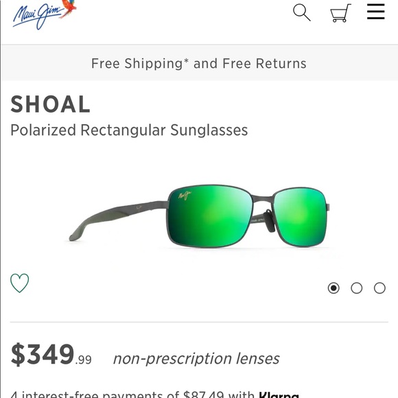 Maui Jim Shoal Prescription NEW Maui Jim Polarized Sunglasses